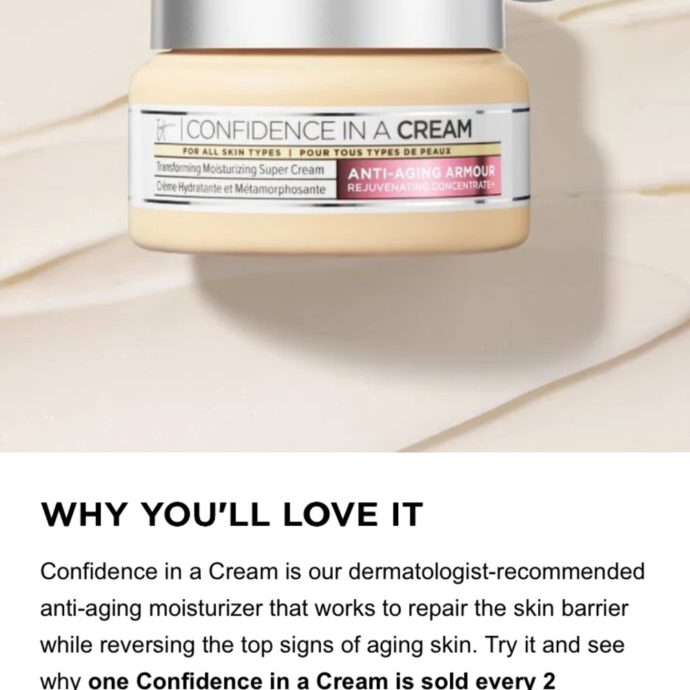 IT Cosmetics Confidence in a Cream - Anti-Aging Moisturizer